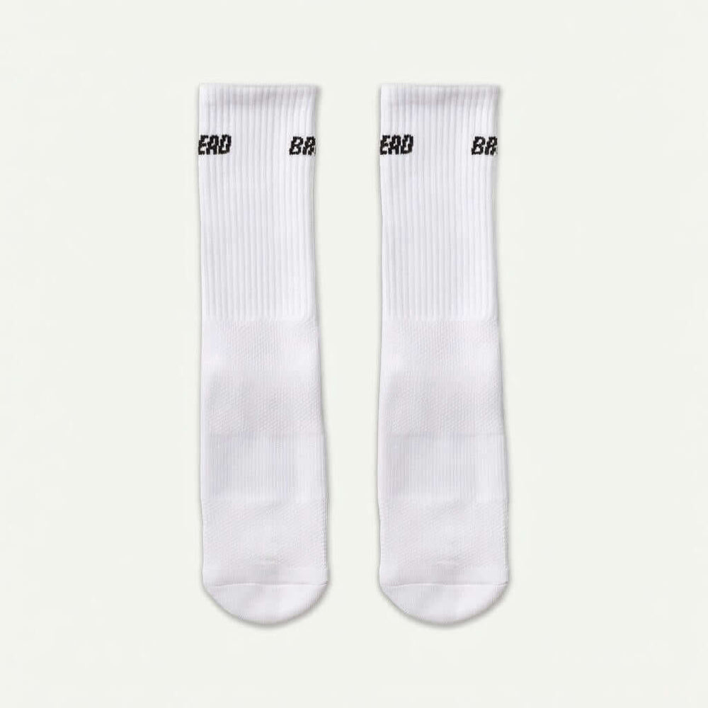 Bread Crew White Socks - Cushioned Comfort Socks | A Moment Of Now™, Socks, $ 9.99, A Moment Of Now™