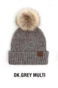 Women's CC Cozy Marled Pom Beanie Hat | USA Boutique Online, Aili's Corner, $ 35.00