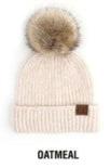 Women's CC Cozy Marled Pom Beanie Hat | USA Boutique Online, Aili's Corner, $ 35.00