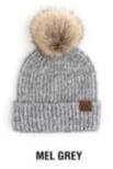 Women's CC Cozy Marled Pom Beanie Hat | USA Boutique Online, Aili's Corner, $ 35.00