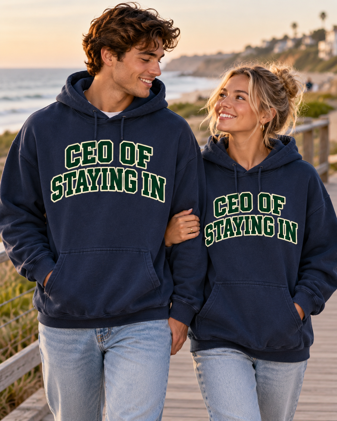 CEO of Staying In Hoodie — Cozy Homebody Graphic Pullover
