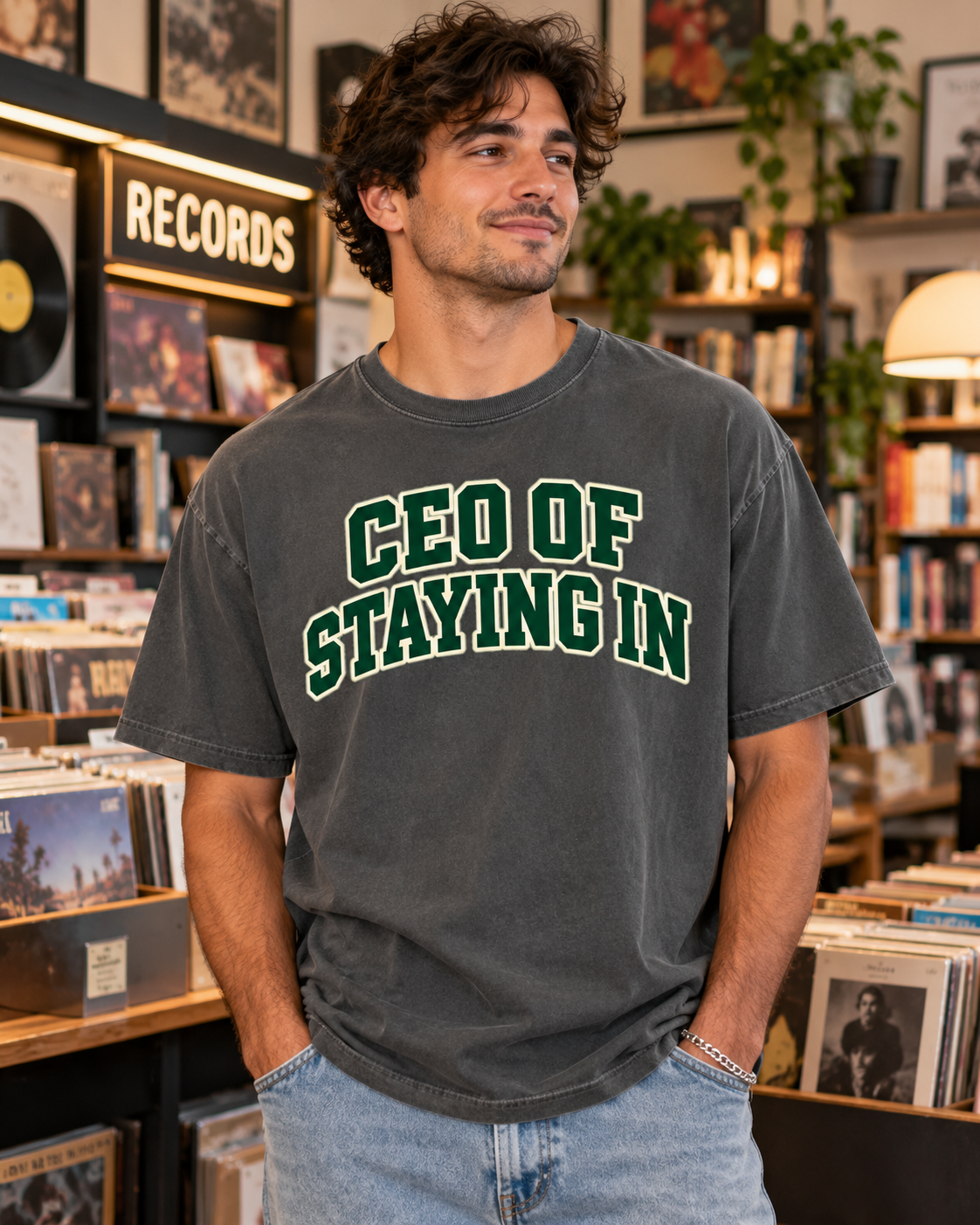 CEO of Staying In T‑Shirt — Funny Stay‑Home Tee for Homebodies