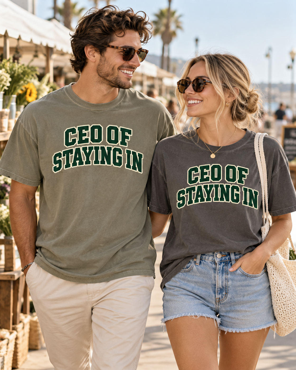 CEO of Staying In T‑Shirt — Funny Stay‑Home Tee for Homebodies
