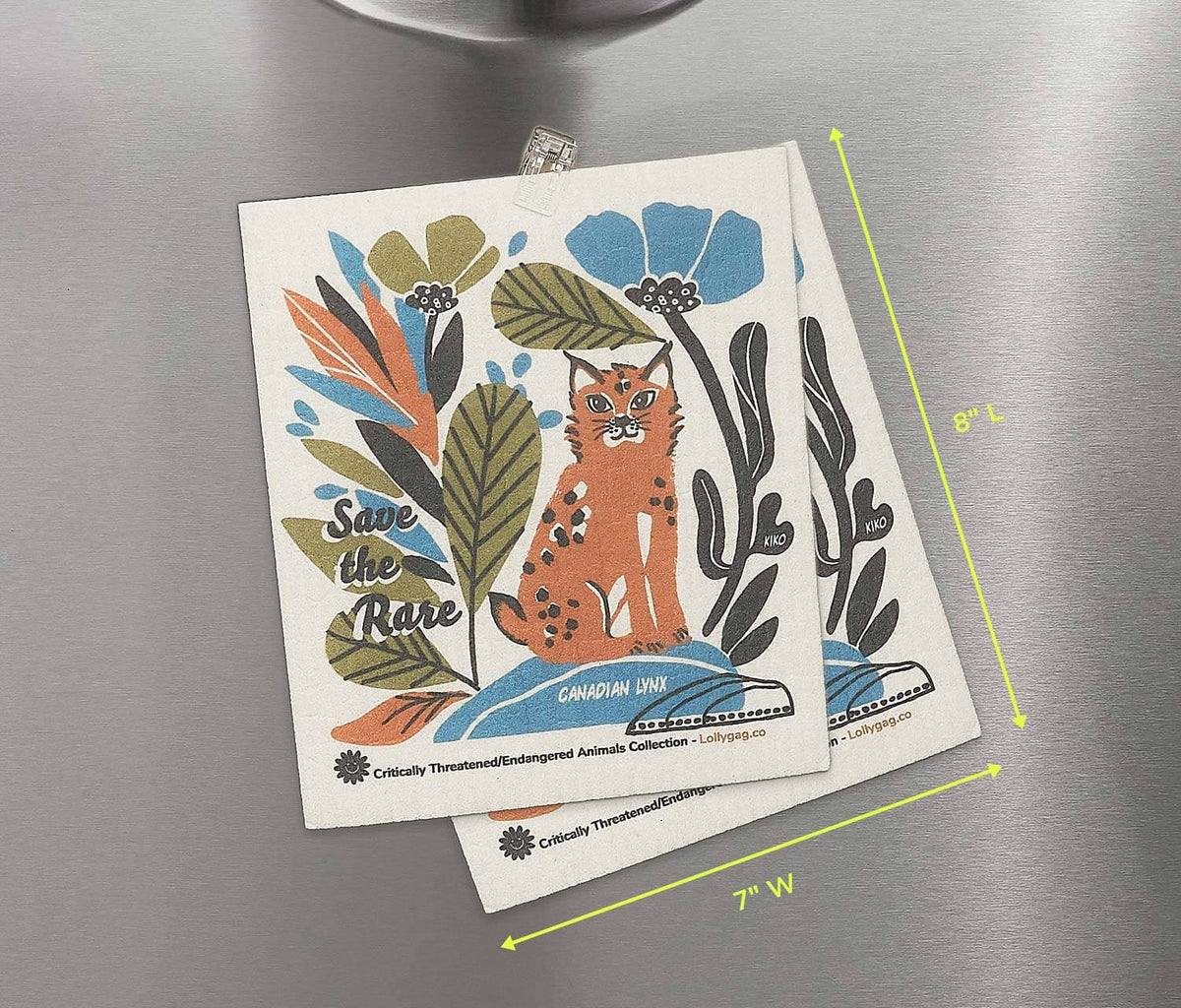 Canadian Lynx Swedish Dishcloth Sets | Eco-Friendly Reusable Kitchen, Dishcloth Sets, $ 15.00, A Moment Of Now™