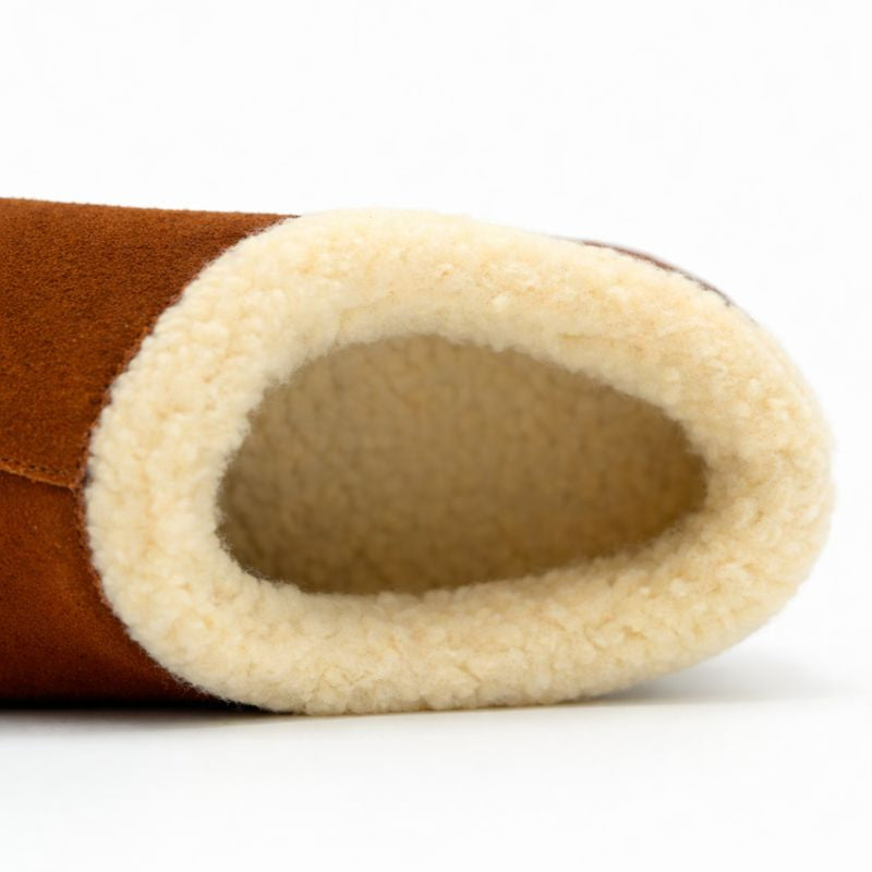 Cozy Comfy Ashton Fur Suede Slipper