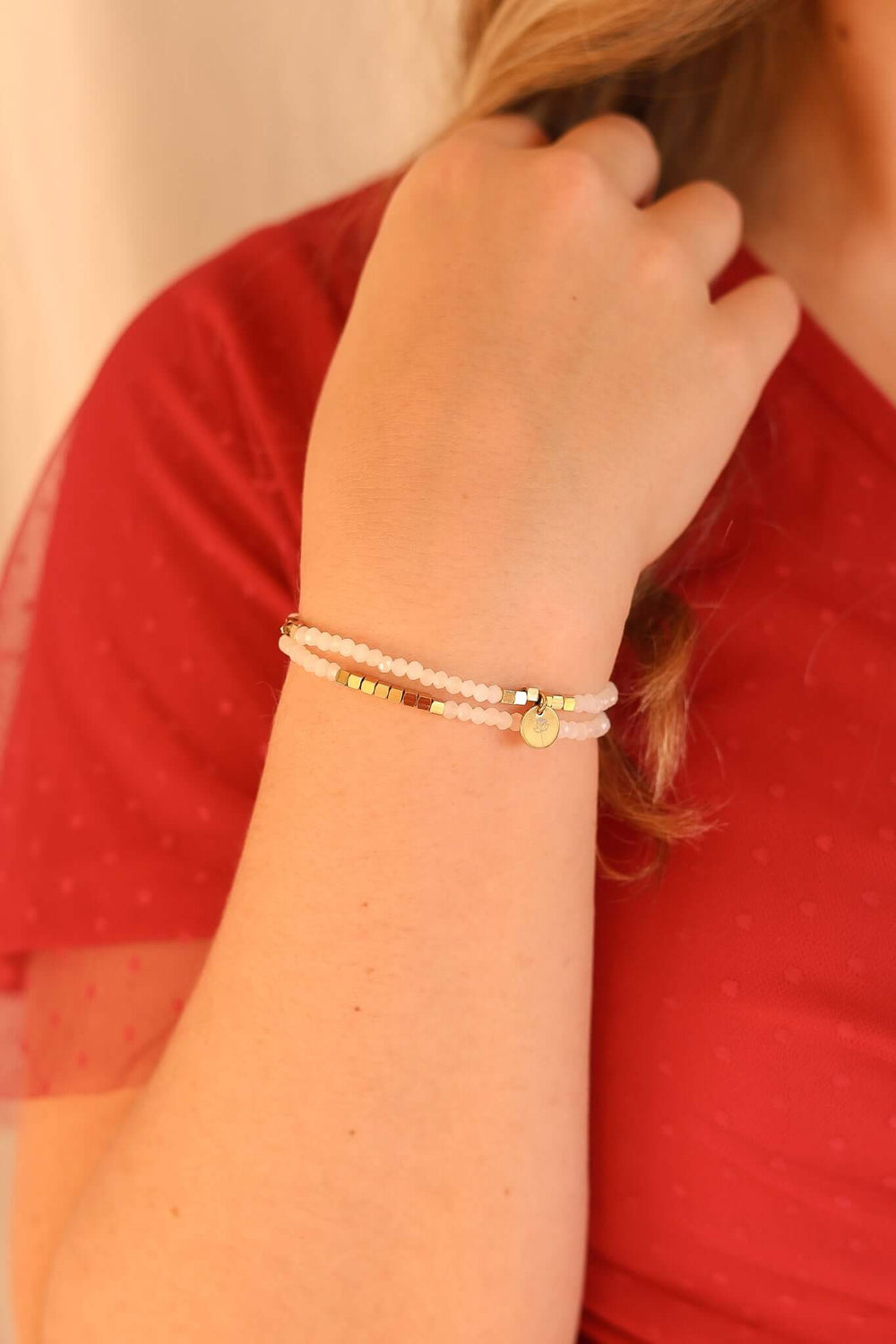 Clara Bracelet Set in White | Bridal Wedding Jewelry, Bracelets, $ 26.00, A Moment Of Now™