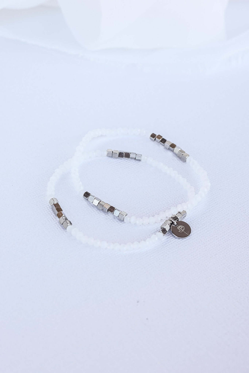 Clara Bracelet Set in White | Bridal Wedding Jewelry, Bracelets, $ 26.00, A Moment Of Now™