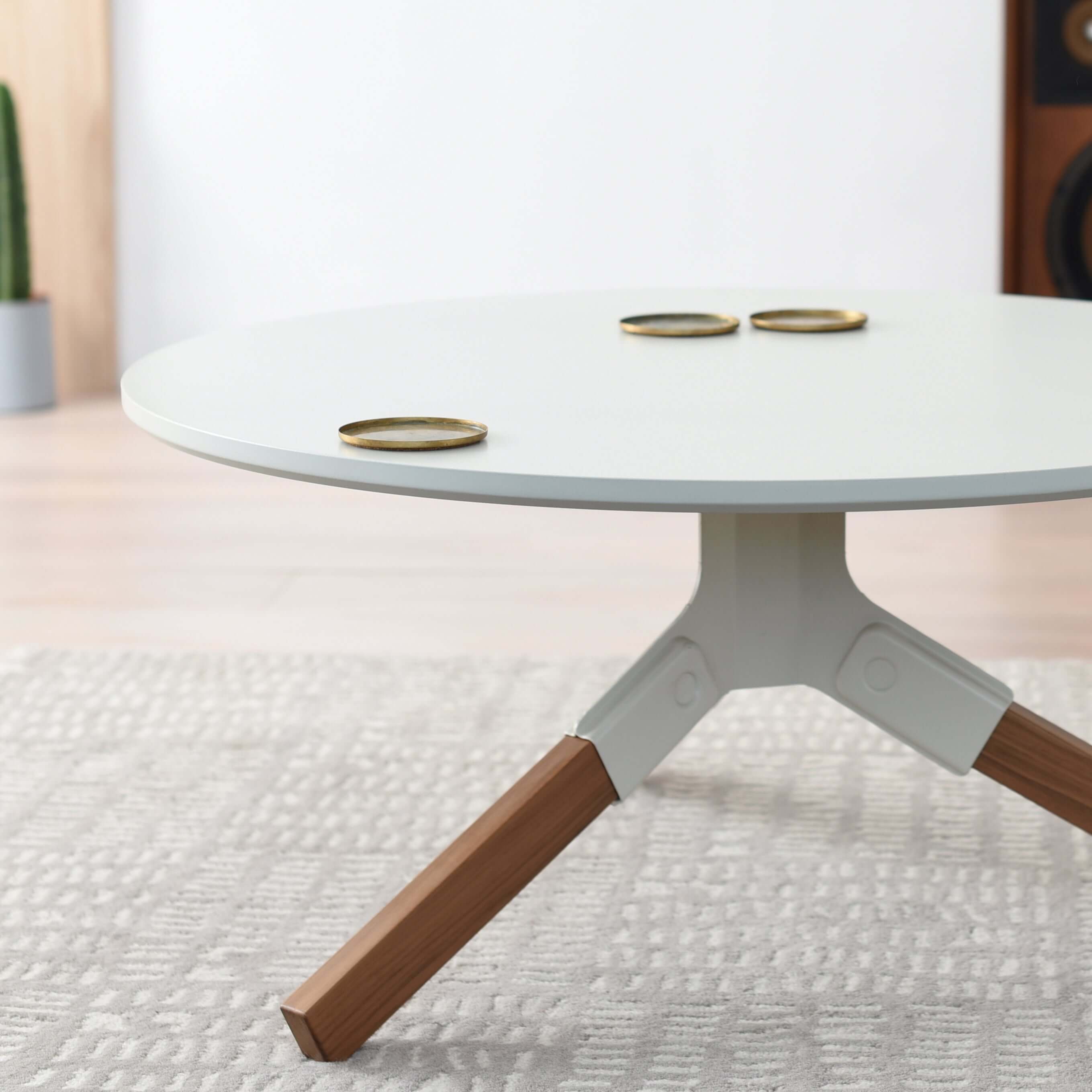 Conrad Coffee Table - Solid Walnut & Steel Design, Tables, $ 1124.00, A Moment Of Now™