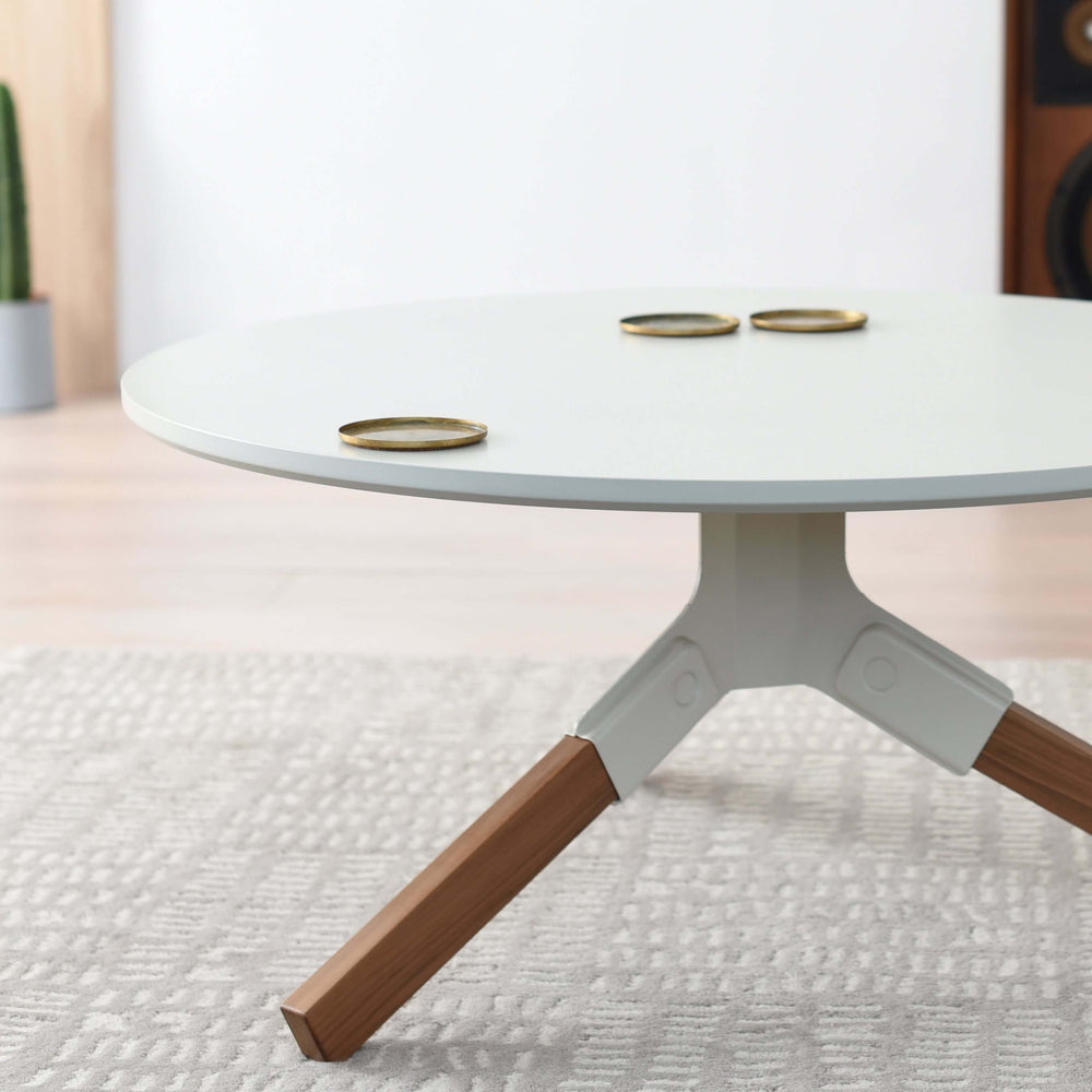 Conrad Coffee Table - Solid Walnut & Steel Design, Tables, $ 1124.00, A Moment Of Now™
