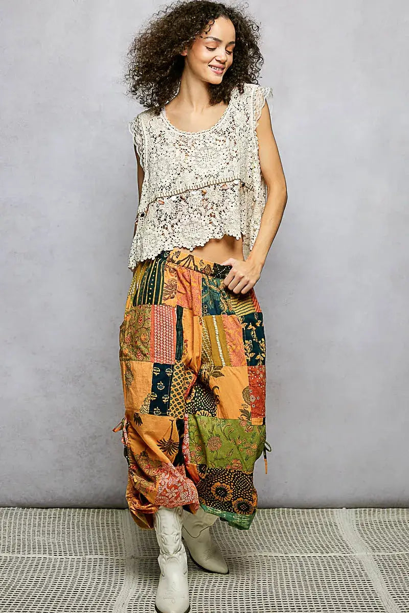 Cream Lace Trim Openwork V-Neck Crochet Tank | Boho Fashion, Tops, $ 45.00, A Moment Of Now™