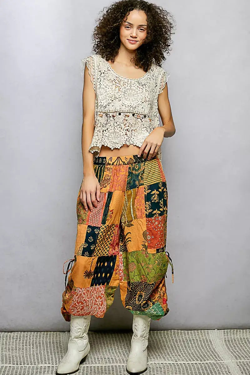 Cream Lace Trim Openwork V-Neck Crochet Tank | Boho Fashion, Tops, $ 45.00, A Moment Of Now™