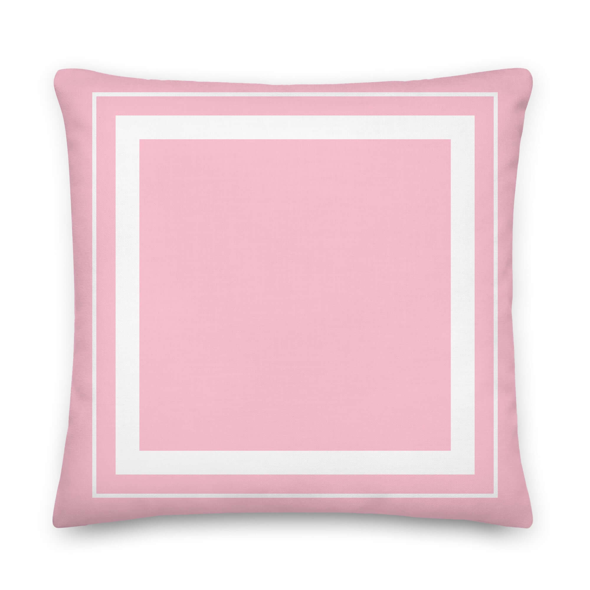 Custom Double Border Frame Decorative Throw Pillow Cushion | Boutique In USA, Throw Pillows, $ 55.00, A Moment Of Now™