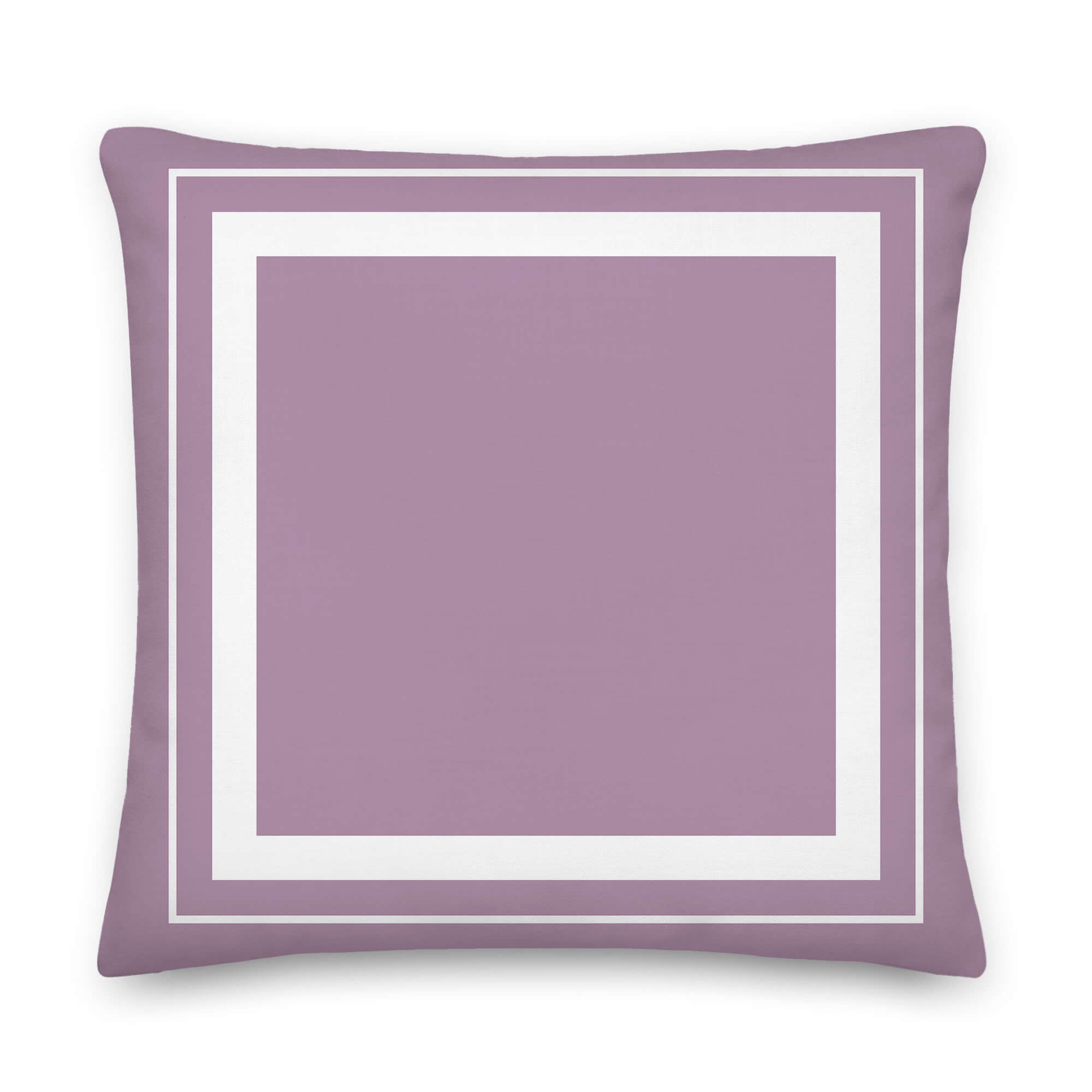 Custom Double Border Frame Decorative Throw Pillow Cushion | Boutique In USA, Throw Pillows, $ 55.00, A Moment Of Now™