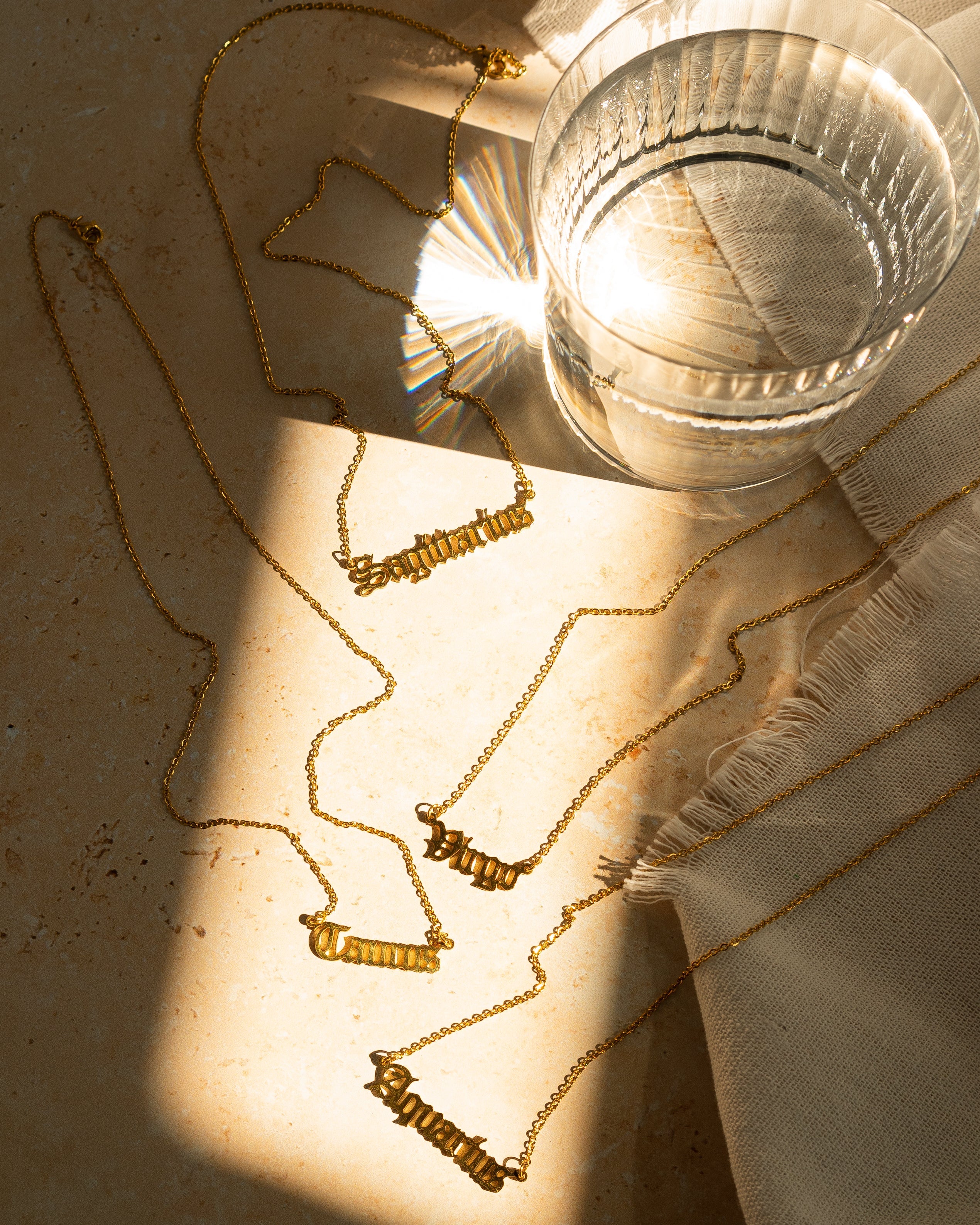 Virgo Zodiac Nameplate Necklace, Necklaces, $ 40.00, A Moment Of Now™