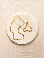 Liquid Herringbone Chain Necklace, Necklaces, $ 47.50, A Moment Of Now™