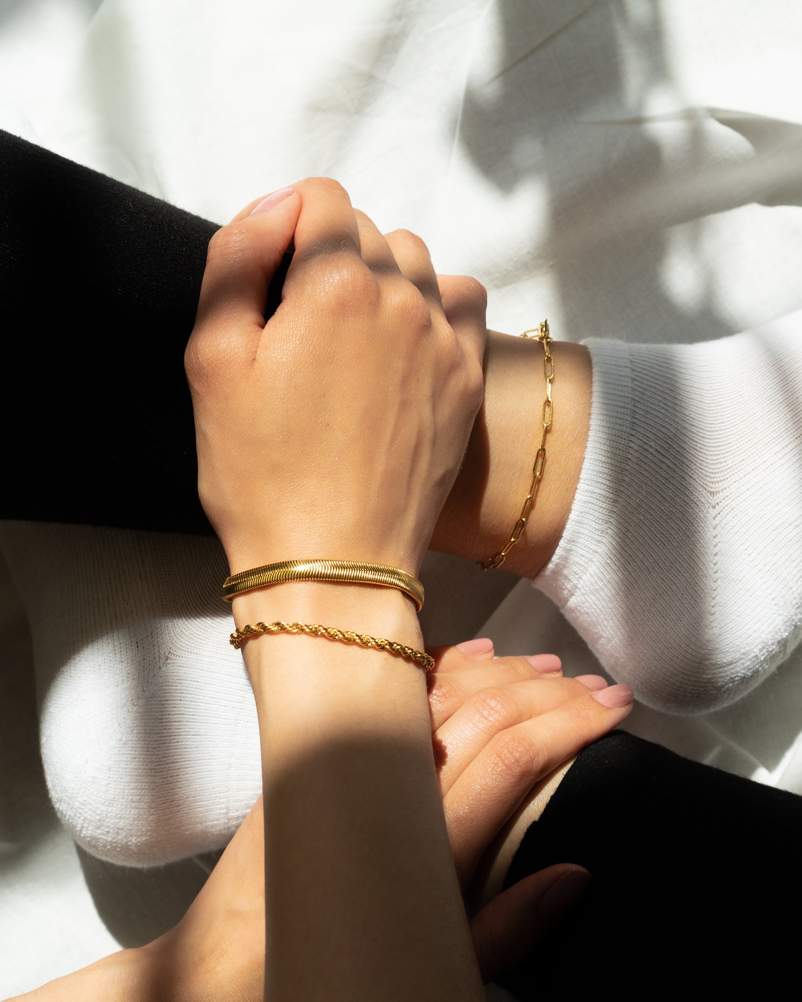 Liquid Gold Herringbone Chain Bracelet, Bracelets, $ 31.87, A Moment Of Now™