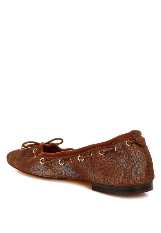 Darlow Drawstring Bow Ballerinas Ballet Flats - Stylish Comfort, Flats, $ 79.00, A Moment Of Now™