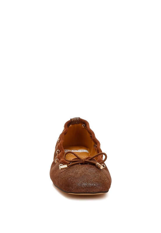 Darlow Drawstring Bow Ballerinas Ballet Flats - Stylish Comfort, Flats, $ 79.00, A Moment Of Now™