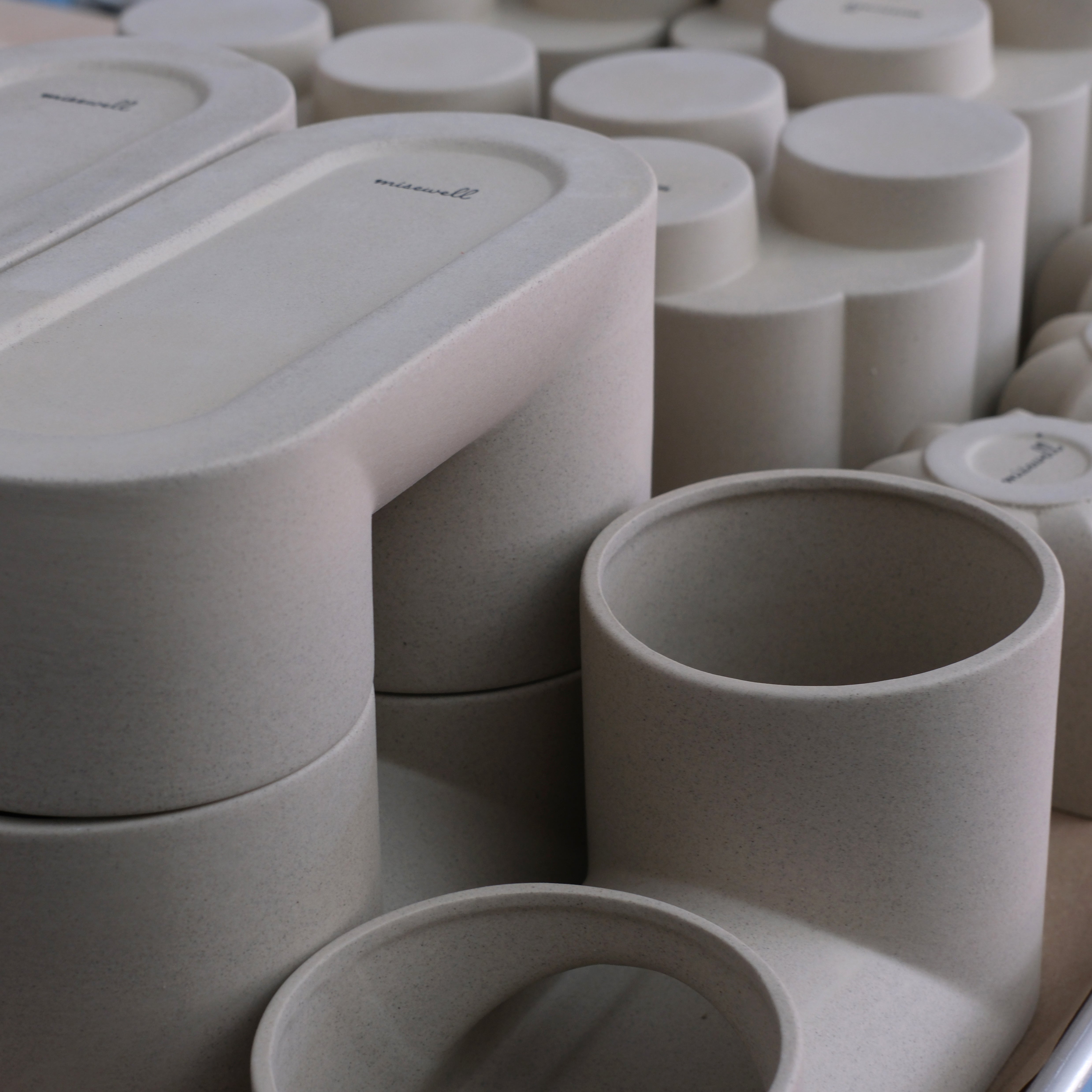 Handmade Ceramic Double Planter - Unique Indoor Plant Pot