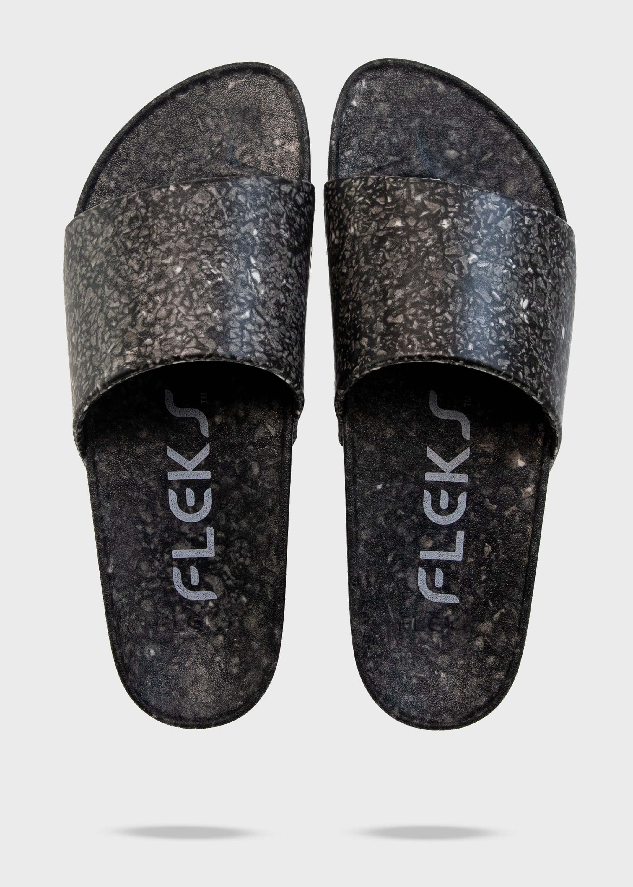 East Beach Slide Platform - Night | Black Cushioned Platform Sandals, East Beach Slide Platform, $ 85.00, A Moment Of Now™