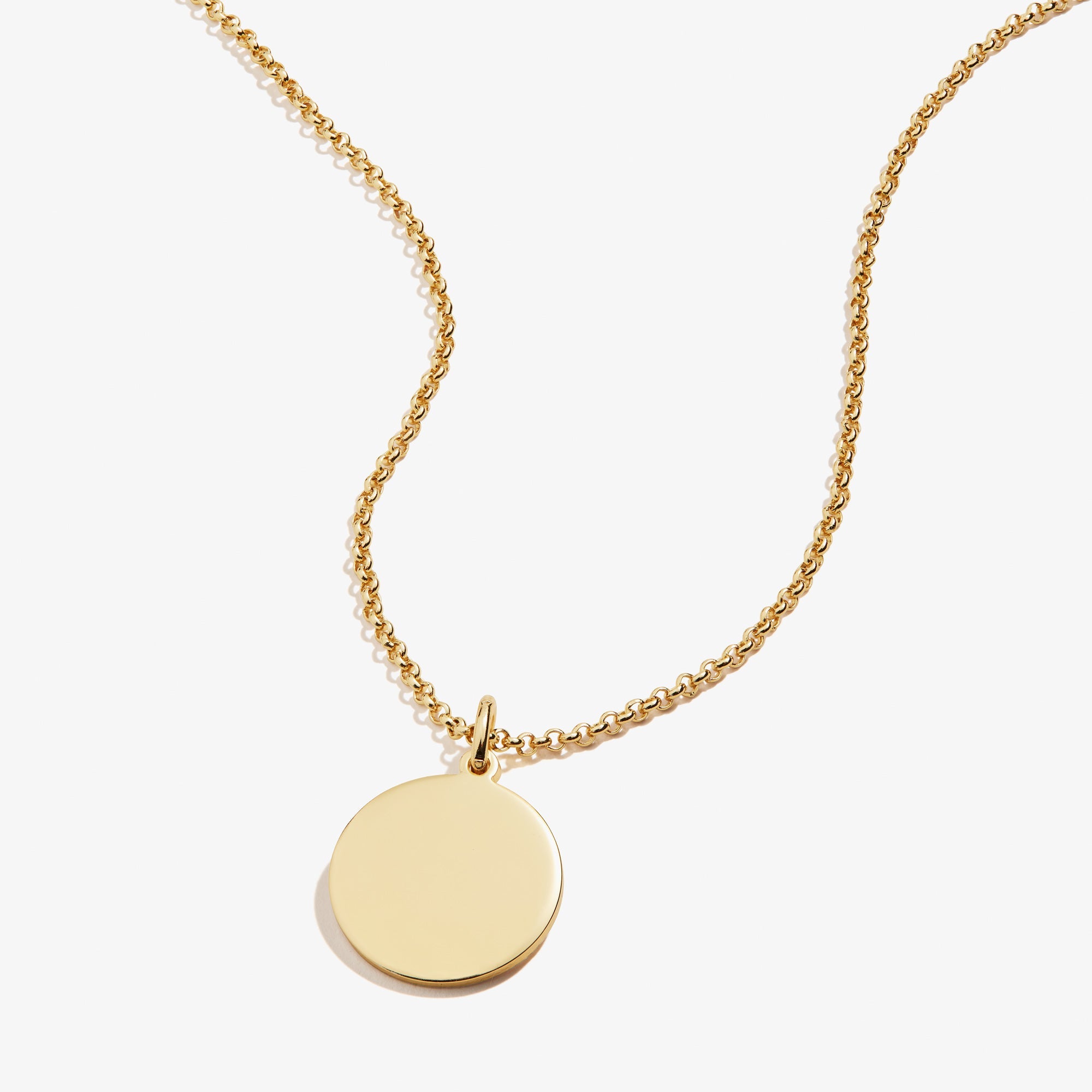 Circle Charm Necklace, 21'', Necklaces, $ 48.00, A Moment Of Now™