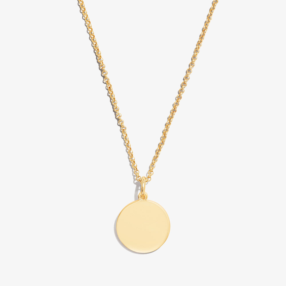 Circle Charm Necklace, 21'', Necklaces, $ 48.00, A Moment Of Now™