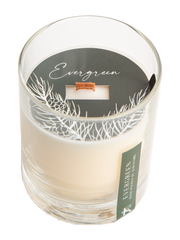 Evergreen Wooden Wick Candle