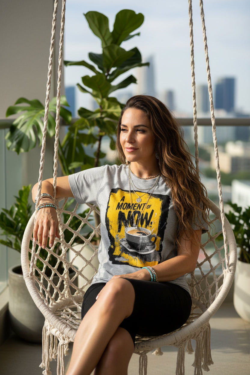Everyday Coffee Moment Graphic Tee | A Moment Of Now™, t-shirts, $ 24.50, A Moment Of Now™