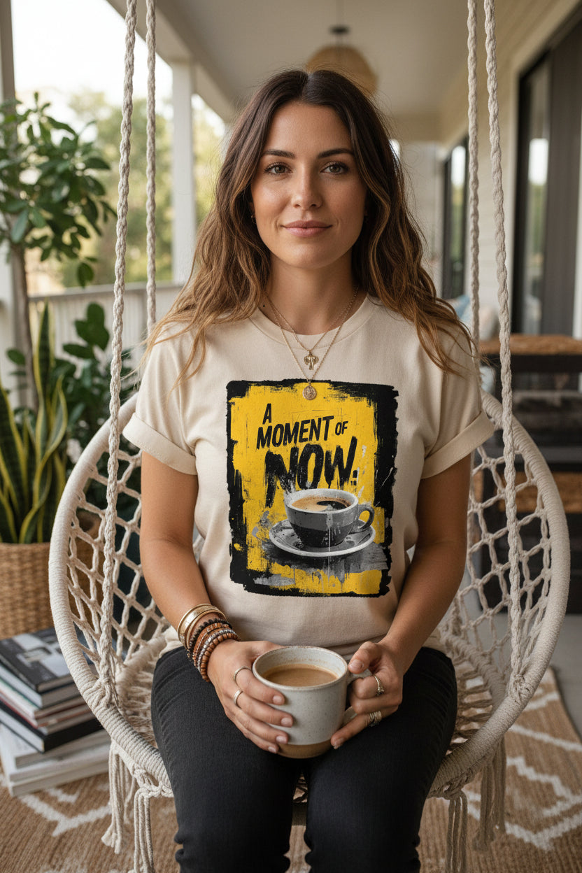 Everyday Coffee Moment Graphic Tee | A Moment Of Now™, t-shirts, $ 24.50, A Moment Of Now™