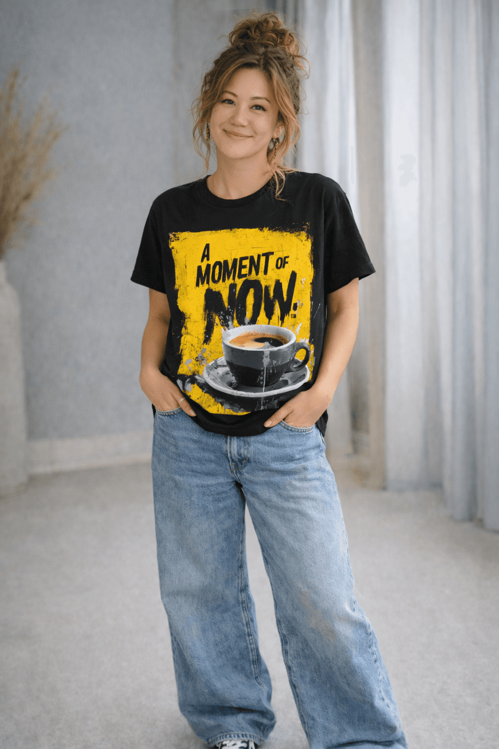 Everyday Coffee Moment Graphic Tee | A Moment Of Now™, t-shirts, $ 24.50, A Moment Of Now™