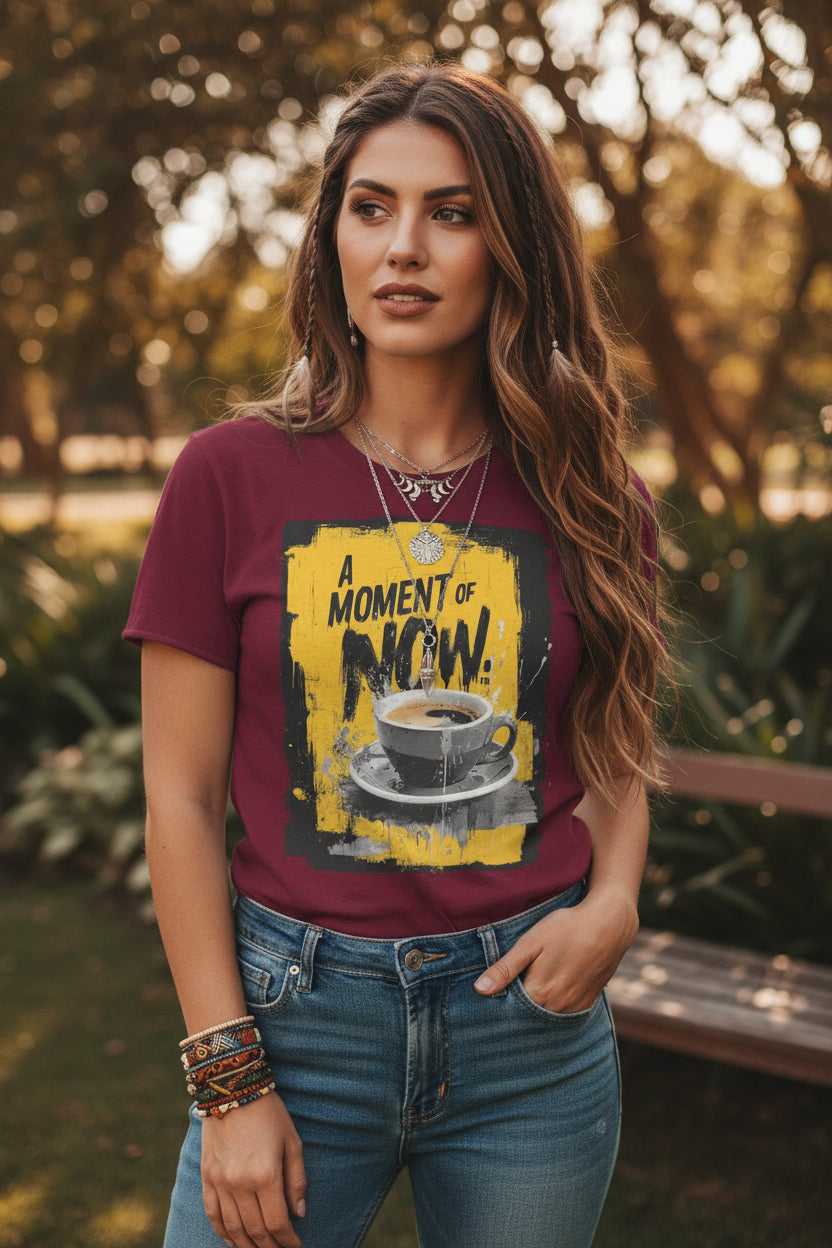 Everyday Coffee Moment Graphic Tee | A Moment Of Now™, t-shirts, $ 24.50, A Moment Of Now™