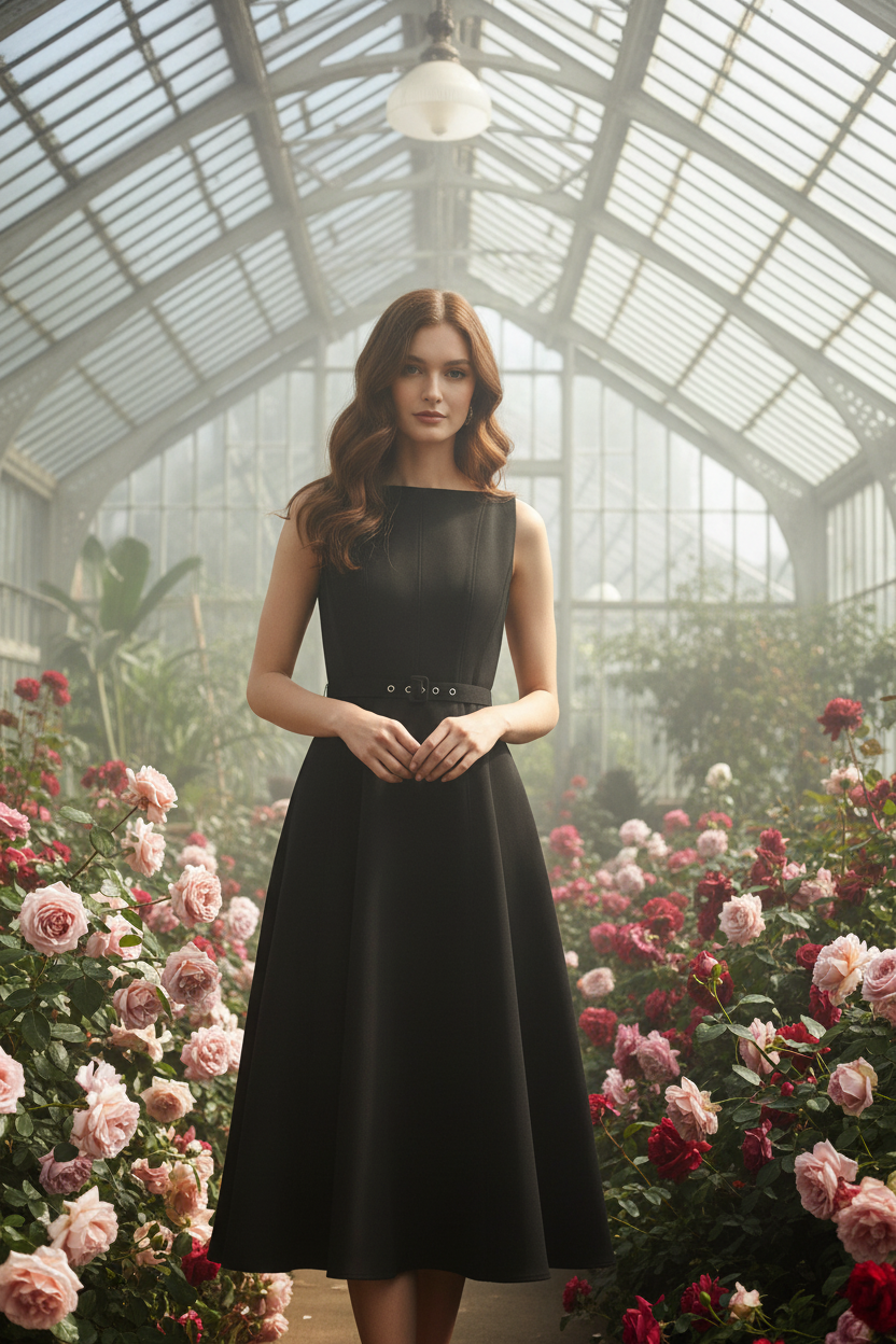 Living The Dream Black Woven Midi Dress | Boutique In USA, DRESSES, $ 104.00, A Moment Of Now™