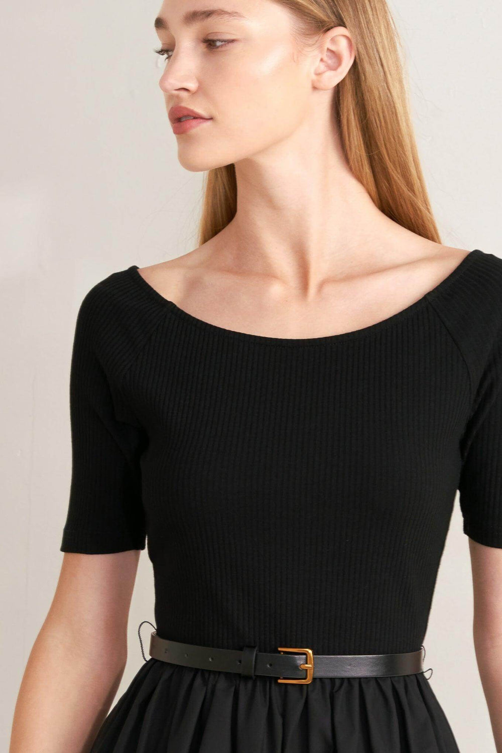 Saddle Breeze Black Midi Dress | Boutique In USA, DRESSES, $ 78.00, A Moment Of Now™
