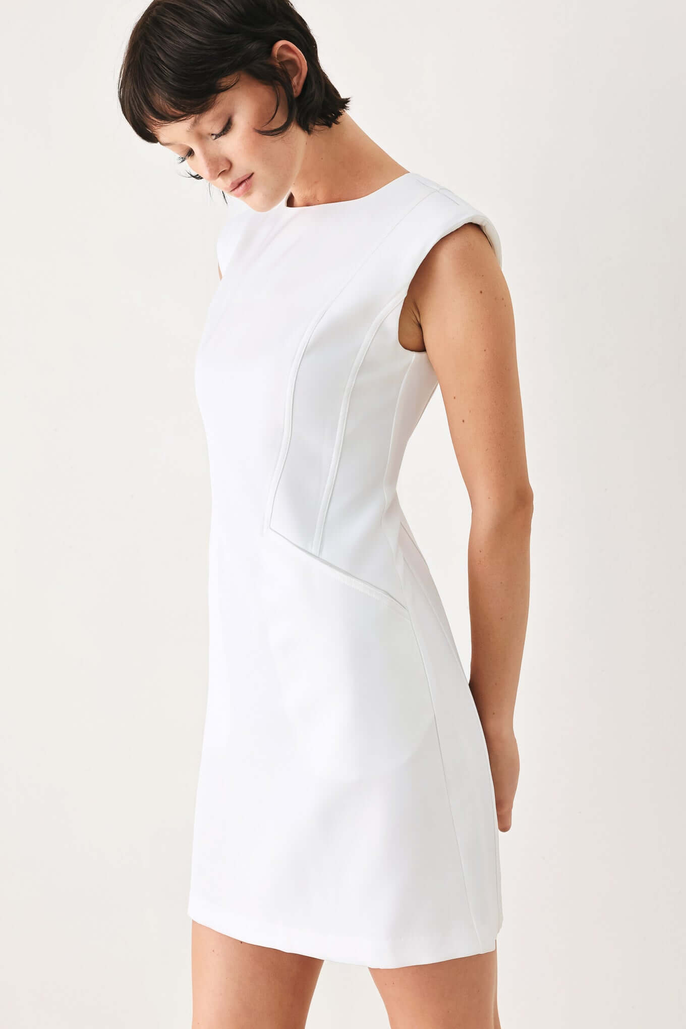 THE MODERN ICON WOVEN SHIFT DRESS | Boutique In USA, DRESSES, $ 70.00, A Moment Of Now™