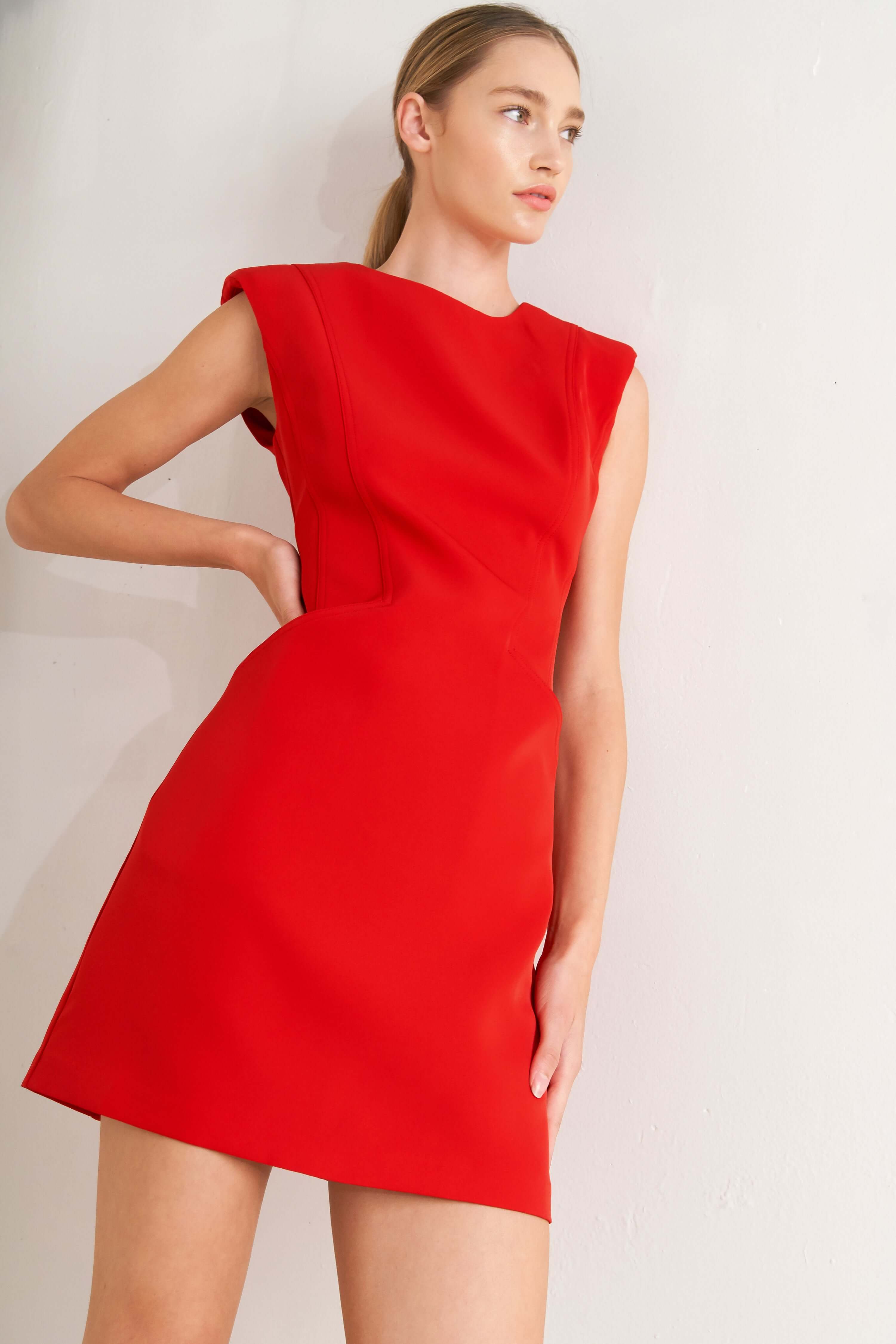 THE MODERN ICON WOVEN SHIFT DRESS | Boutique In USA, DRESSES, $ 70.00, A Moment Of Now™