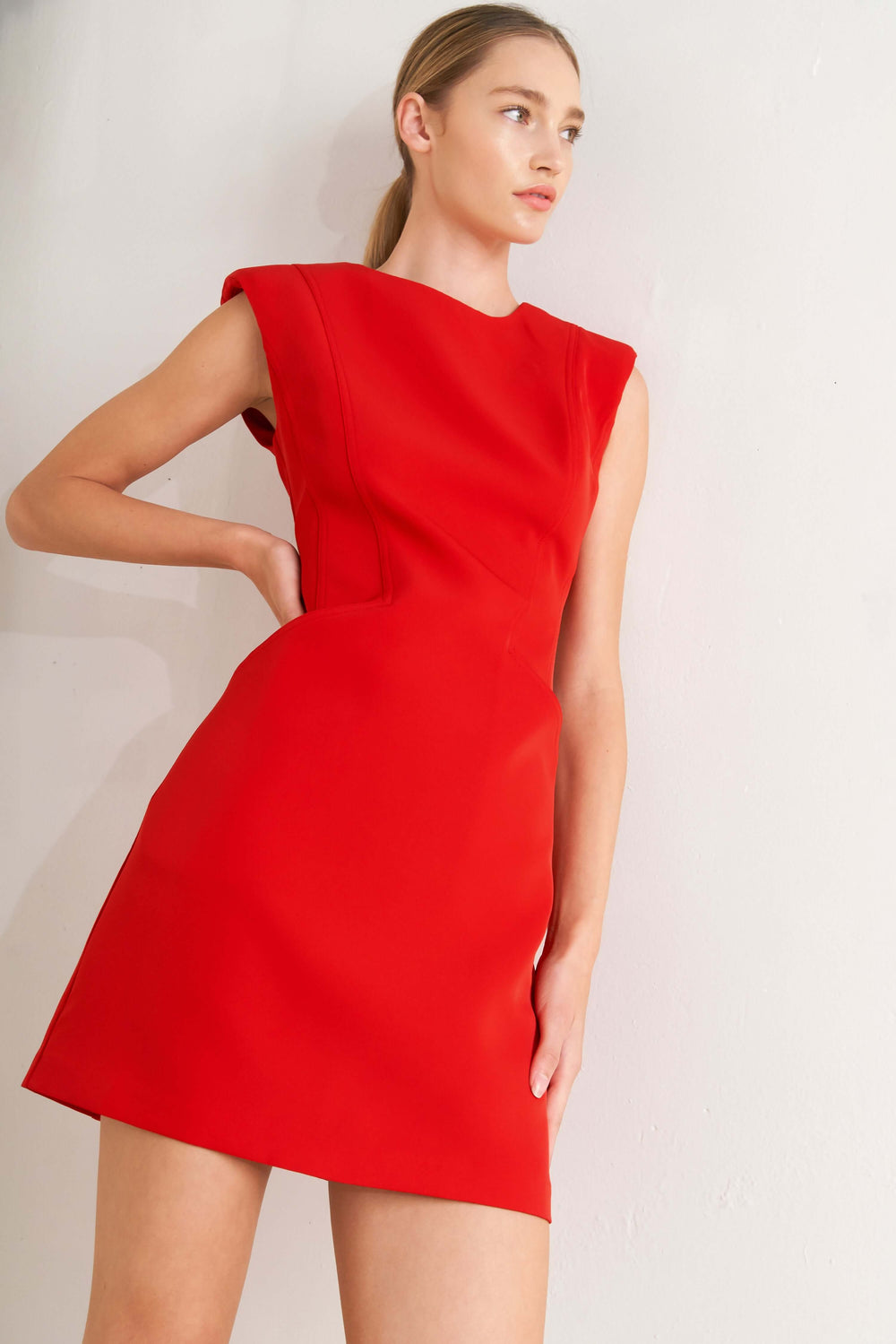 THE MODERN ICON WOVEN SHIFT DRESS | Boutique In USA, DRESSES, $ 70.00, A Moment Of Now™