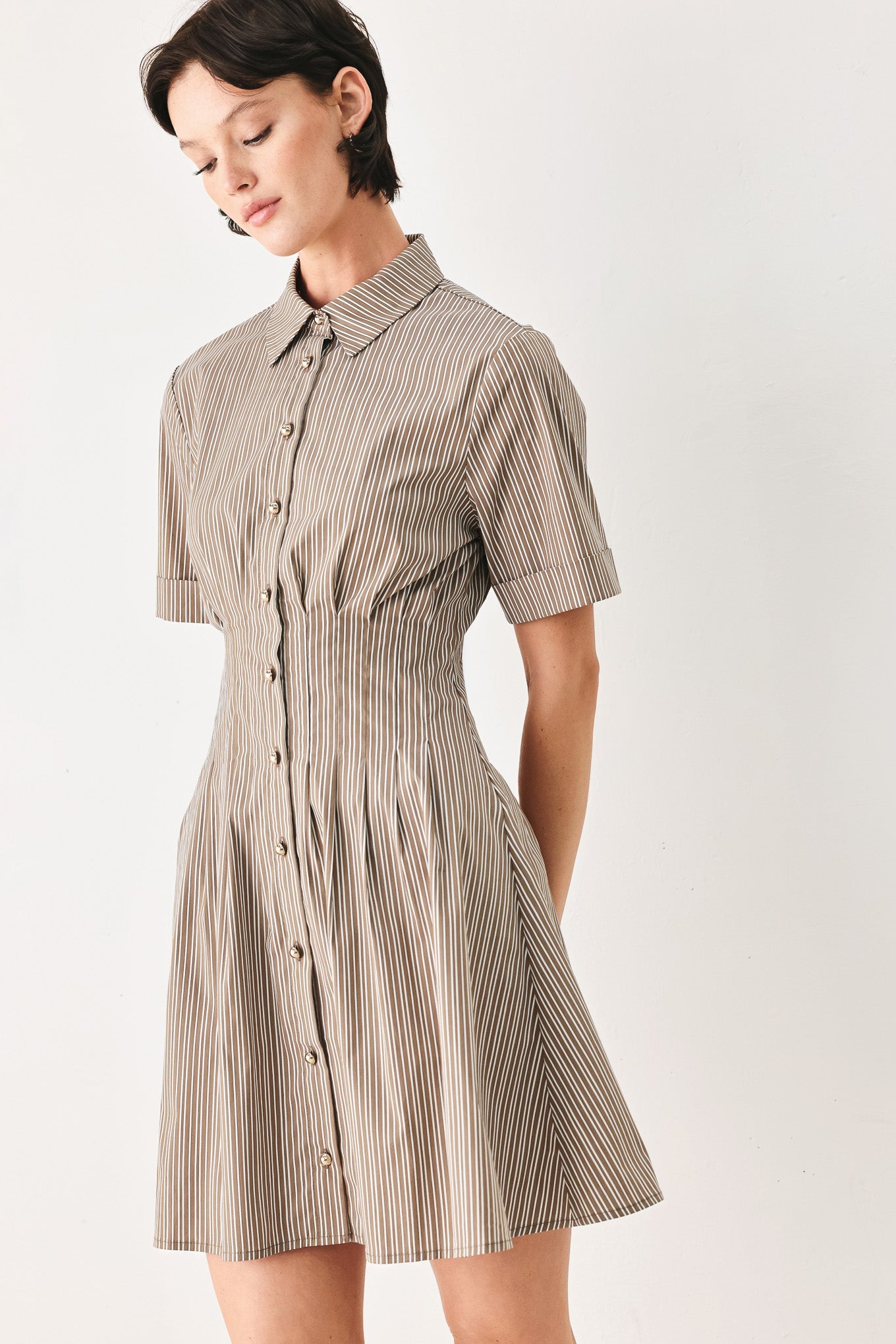 Park Avenue Woven Mini Dress, DRESSES, $ 76.00, A Moment Of Now™