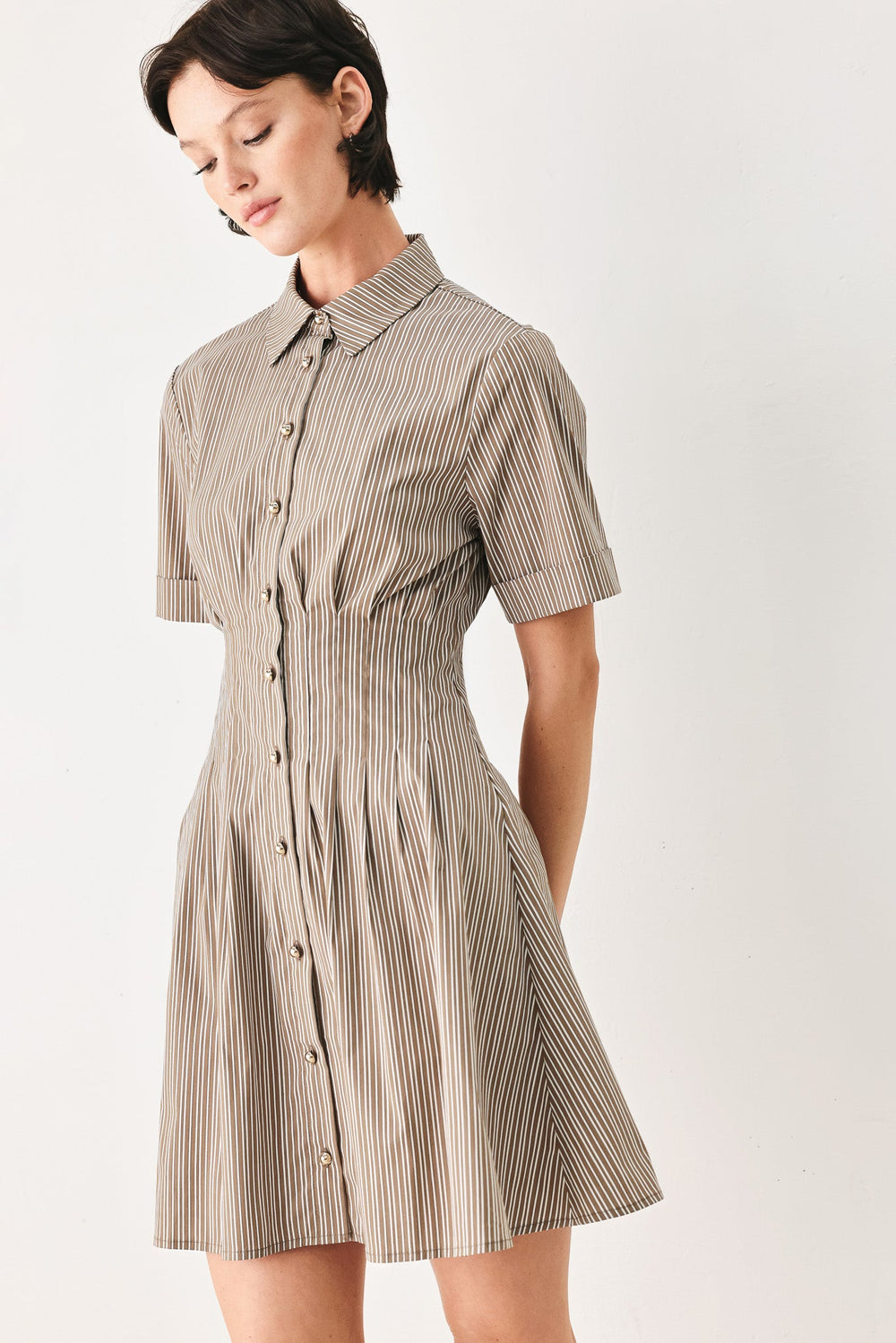 Park Avenue Woven Mini Dress, DRESSES, $ 76.00, A Moment Of Now™