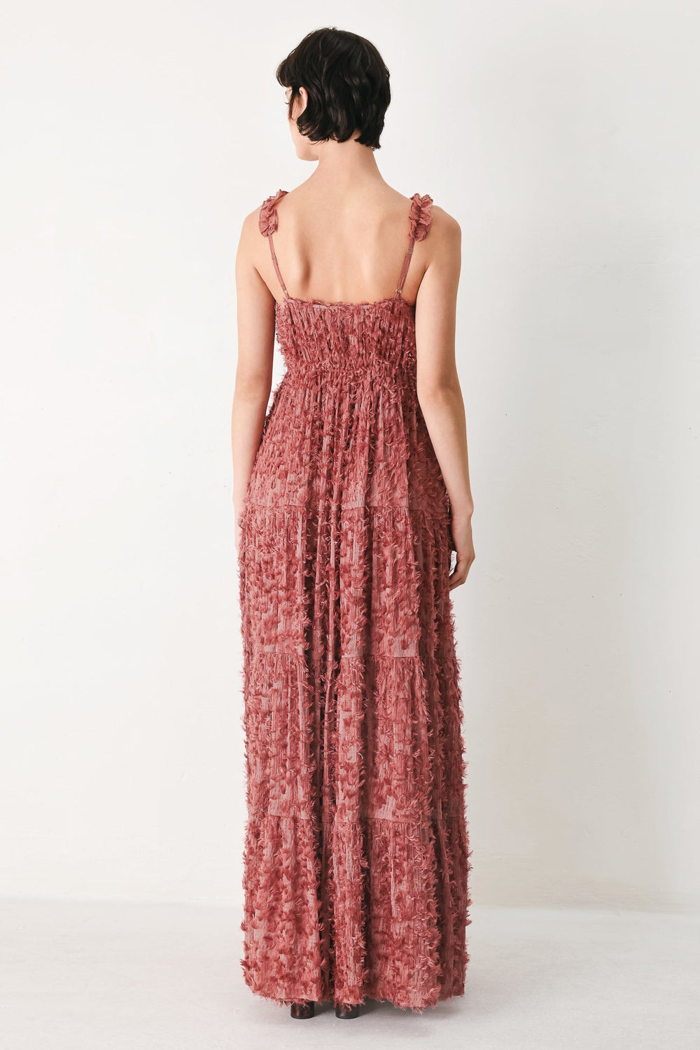 Twilight Rosette Woven Maxi Dress, DRESSES, $ 100.00, A Moment Of Now™