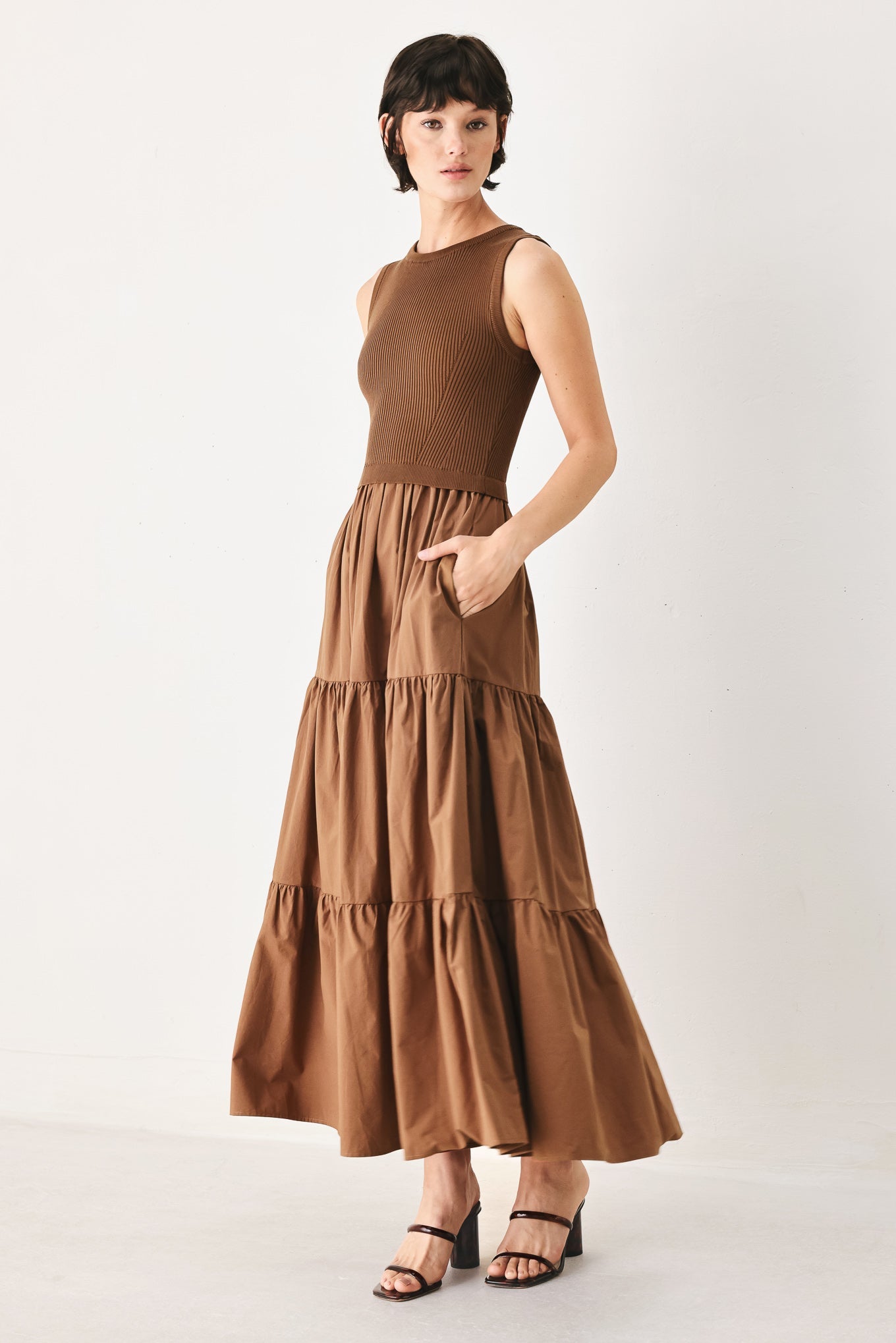 ESPRESSO DREAM SWEATER KNIT MIDI DRESS | Boutique In USA, DRESSES, $ 86.00, A Moment Of Now™