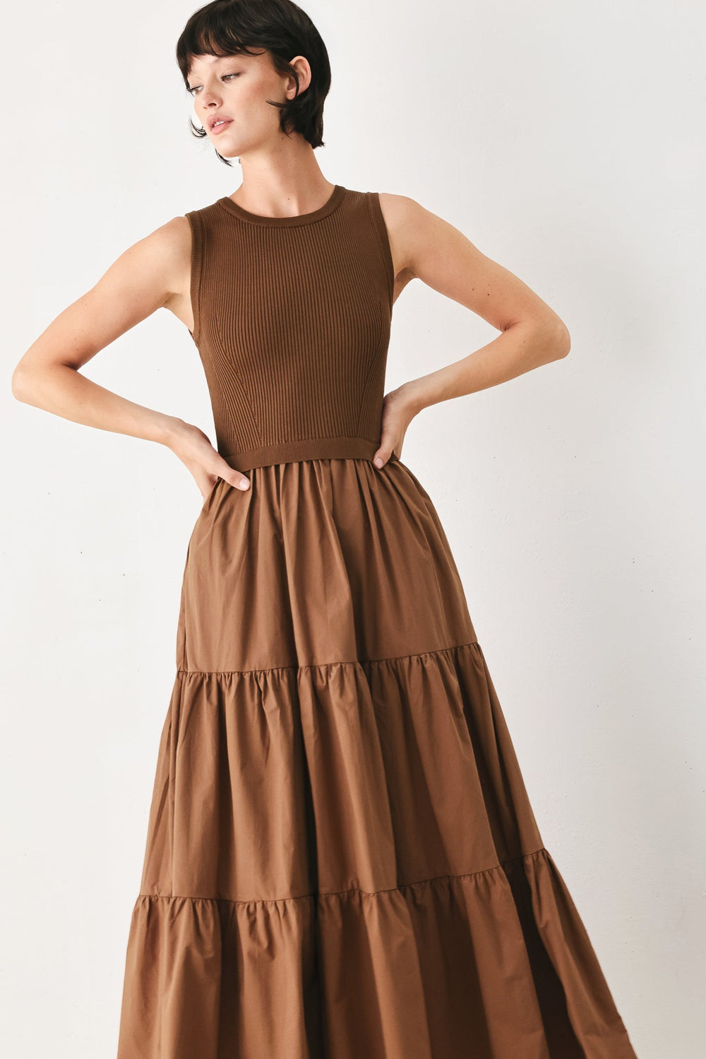 ESPRESSO DREAM SWEATER KNIT MIDI DRESS | Boutique In USA, DRESSES, $ 86.00, A Moment Of Now™