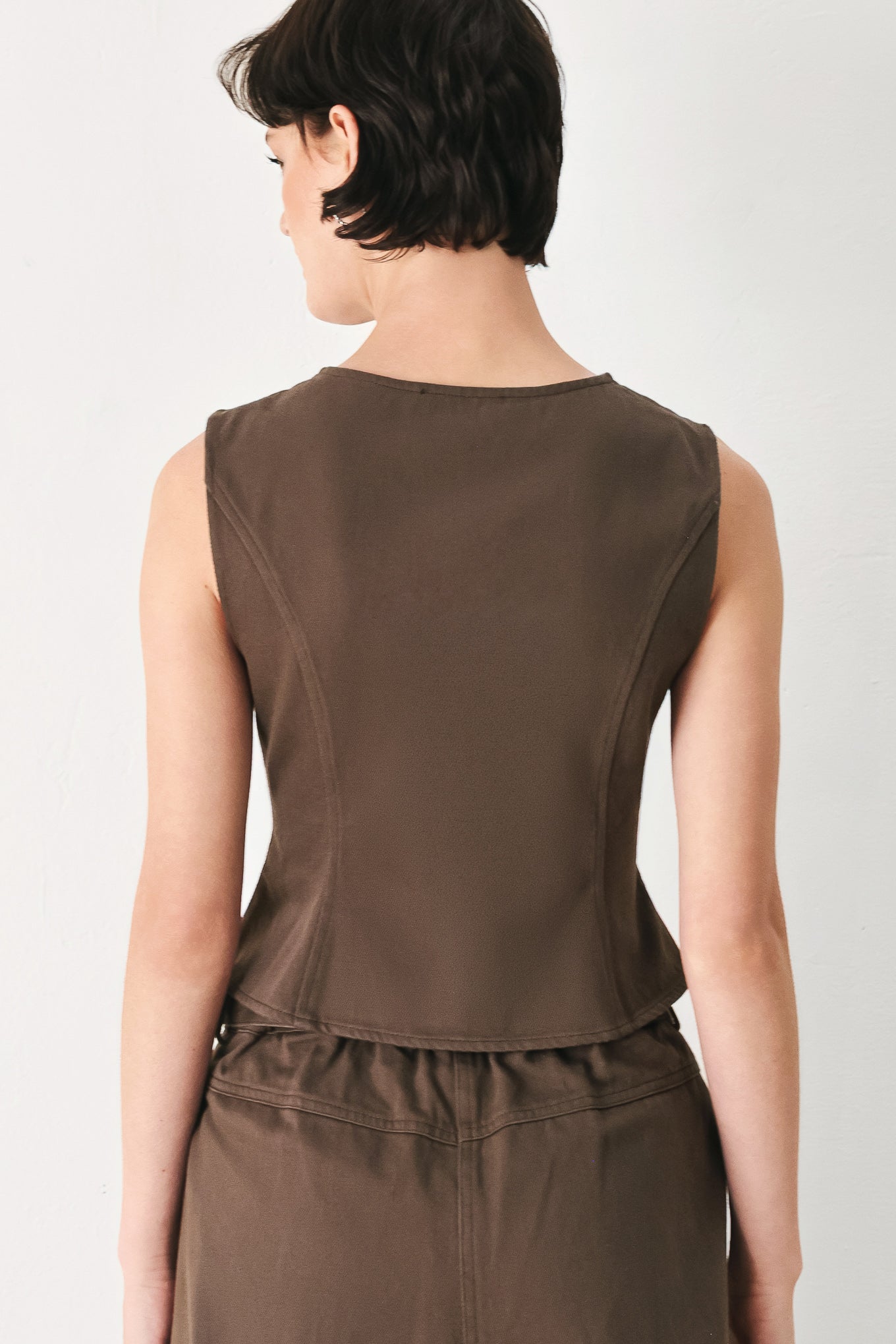 Brown Sugar Statement Woven Vest, TOPS, $ 60.00, A Moment Of Now™