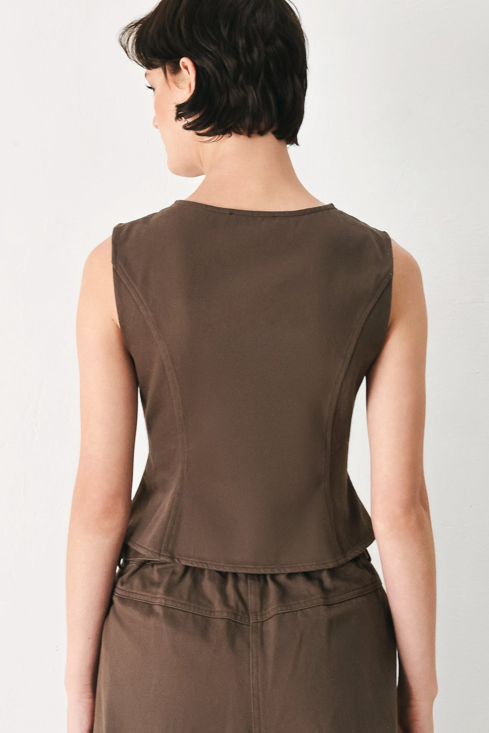 Brown Sugar Statement Woven Vest, TOPS, $ 60.00, A Moment Of Now™