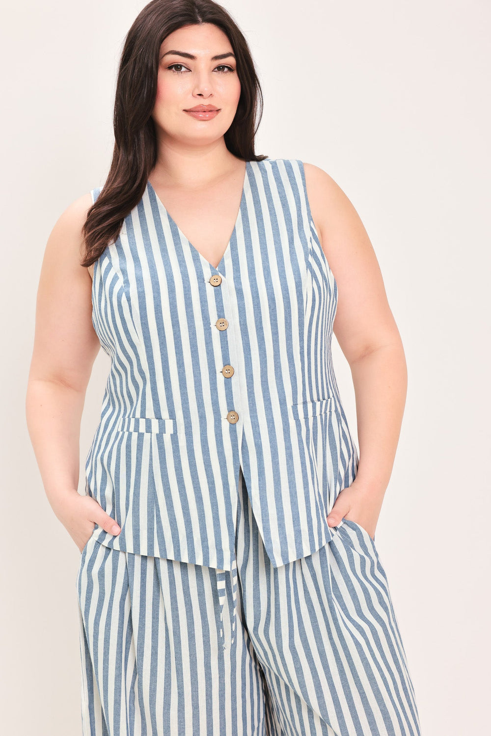 Ocean Drive Rhythm Woven Vest, TOPS, $ 56.00, A Moment Of Now™