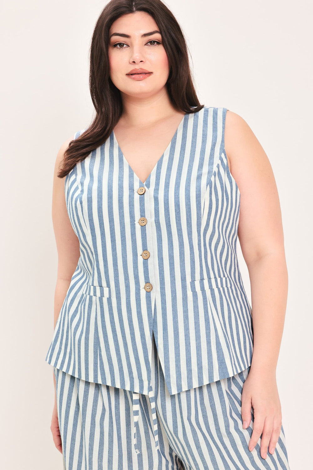 Ocean Drive Rhythm Woven Vest, TOPS, $ 56.00, A Moment Of Now™