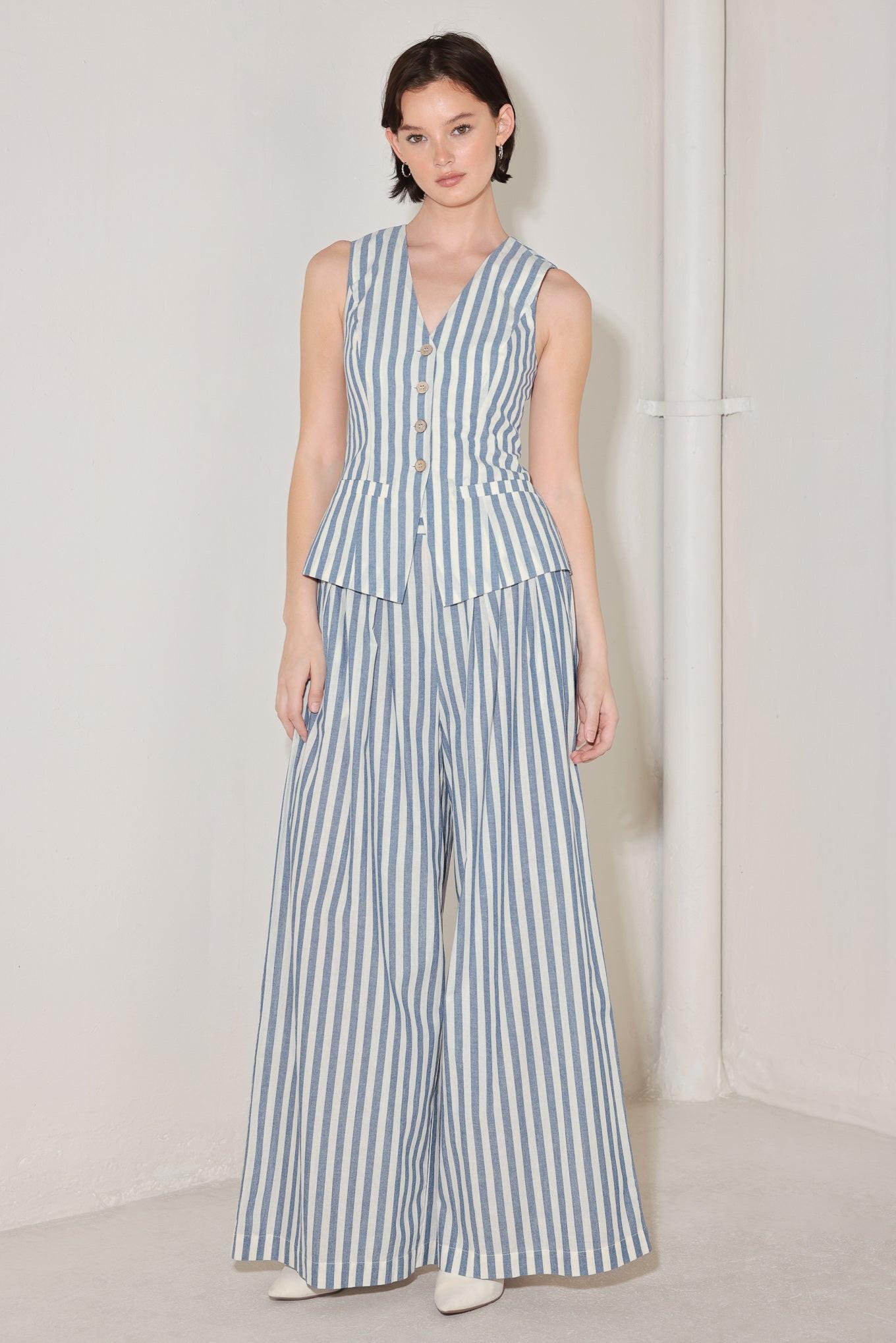 Ocean Drive Rhythm Woven Vest, TOPS, $ 56.00, A Moment Of Now™