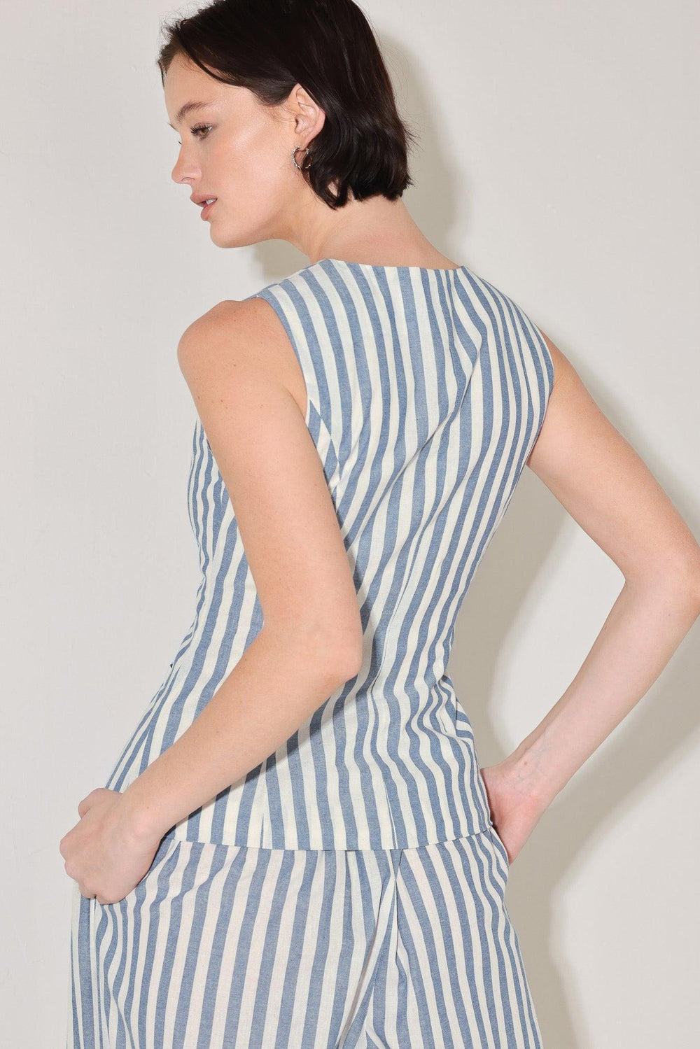 Ocean Drive Rhythm Woven Vest, TOPS, $ 56.00, A Moment Of Now™