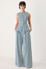 Portside Stripe Woven Vest
