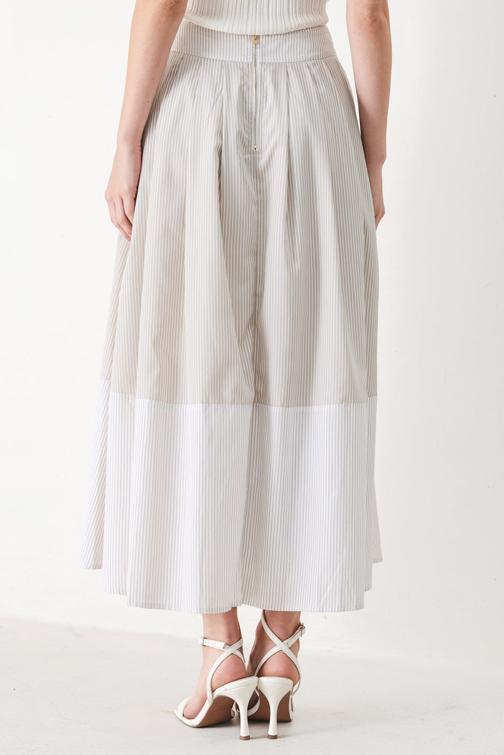 COASTAL LIGHT WOVEN MIDI SKIRT | Boutique In USA, SKIRTS, $ 72.00, A Moment Of Now™