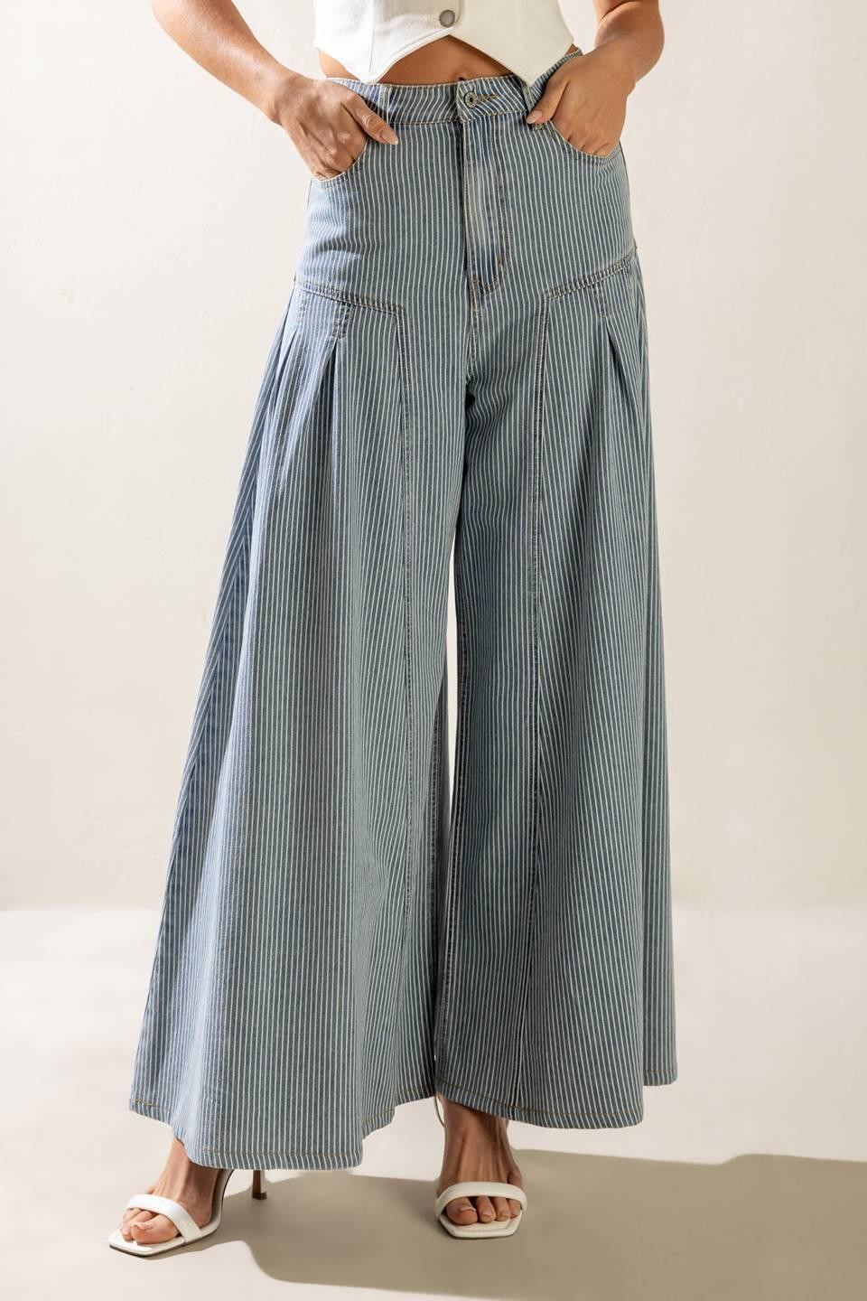 Rooftop Romance Denim Pants, PANTS, $ 70.00, A Moment Of Now™